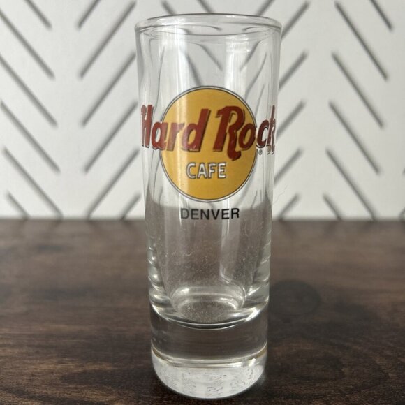 Lot of 5 Hard Rock 4” Double Shot Glasses Various Cities Nashville Atlantic City - Picture 6 of 6